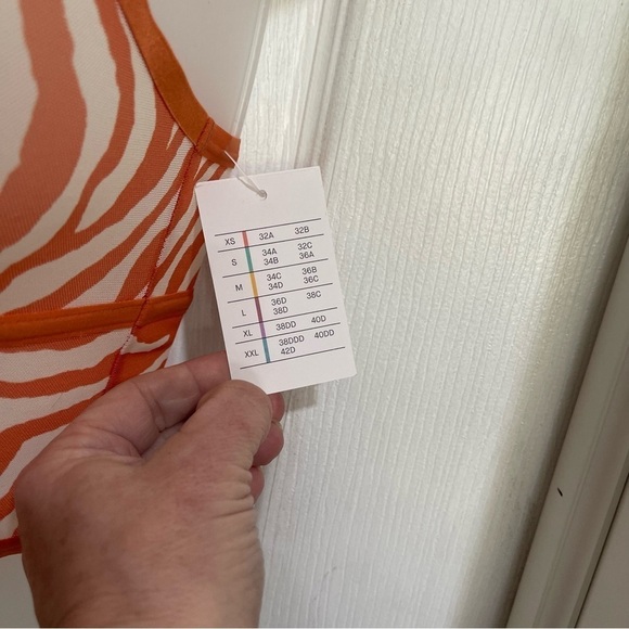 Auden, Orange animal print corset style- Bralette, XS - Picture 6 of 6